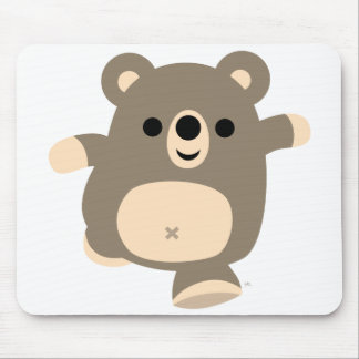 Tapis De Souris Mignonne course Cartoon Ours mousepad