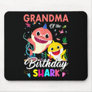Tapis De Souris Mignonne Grand-Mère De La Famille Anniversaire Req