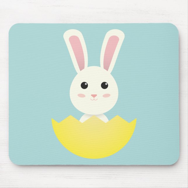 Tapis De Souris Mignonne lapin de Pâques I (Devant)