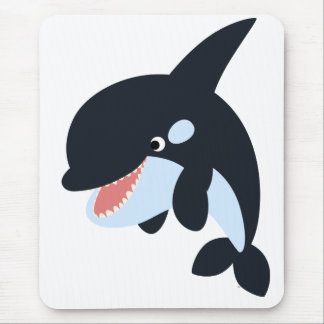 Tapis De Souris Mignonne Merry Cartoon Killer Whale Mousepad