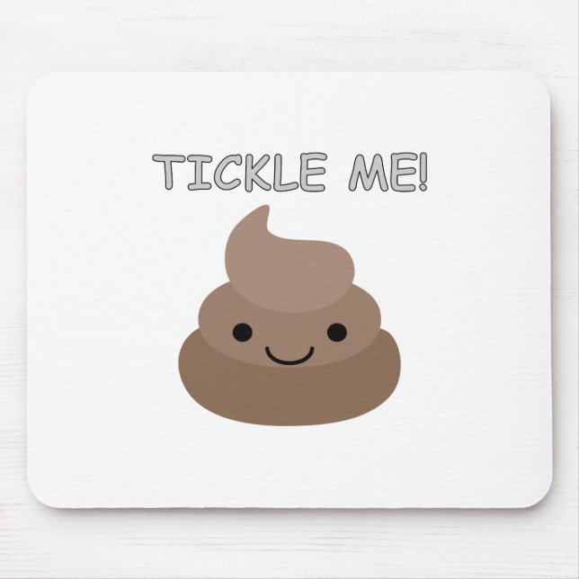 Tapis De Souris Mignonne Tickme Poop Emoji (Devant)