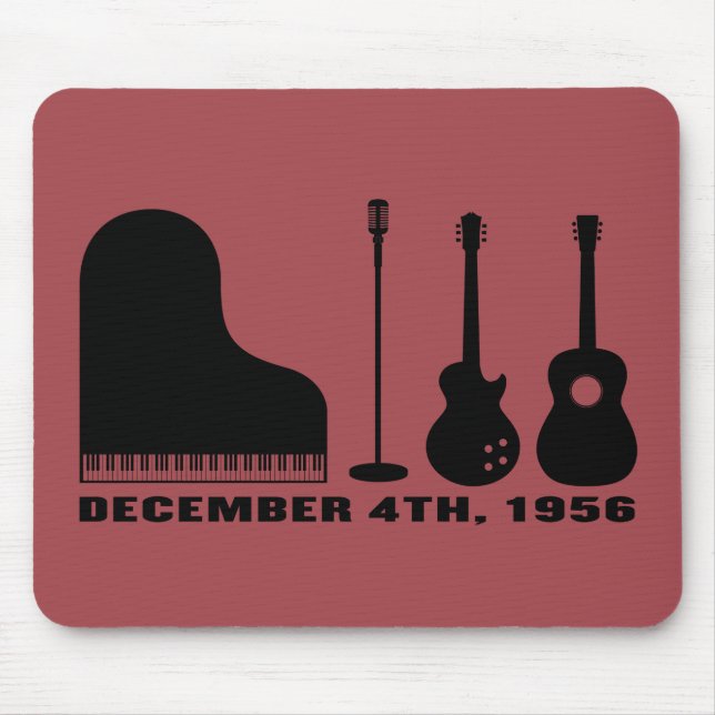 Tapis De Souris Million d'instruments de quartet du dollar - noir (Devant)