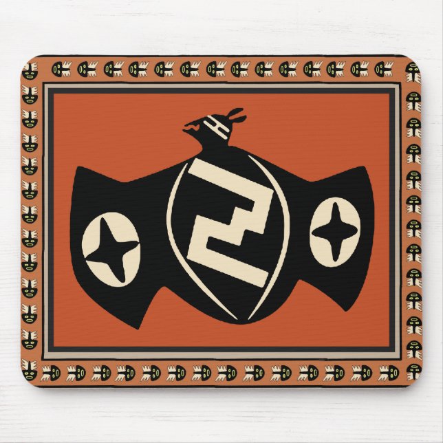 Tapis De Souris Mimbres Tribal Bat (Devant)