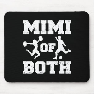 Tapis De Souris Mimi à la fois de Cheer et de Football Drôle de Po