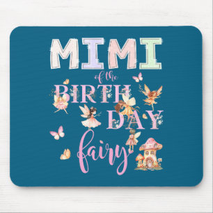 Tapis De Souris Mimi de la Fée d'anniversaire Fille d'anniversaire