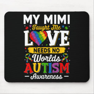 Tapis De Souris Mimi M'A Appris L'Amour N'A Pas Besoin De Mots Aut