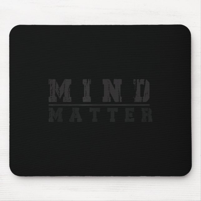 Tapis De Souris Mind Over Motivational Stoic Philosophy Insrationa (Devant)
