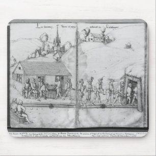 Tapis De Souris Mine argentée des Croix-aux.-Mines de La, Lorrain