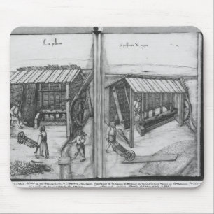 Tapis De Souris Mine argentée des Croix-aux.-Mines de La, Lorrain