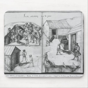 Tapis De Souris Mine argentée des Croix-aux.-Mines de La, Lorrain