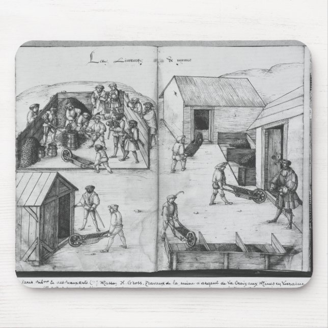 Tapis De Souris Mine argentée des Croix-aux.-Mines de La, Lorraine (Devant)