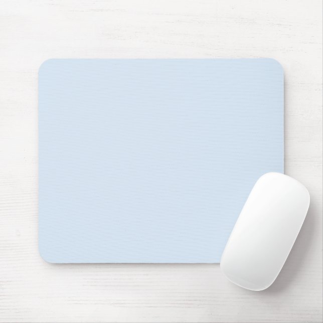 Tapis De Souris Mini bleu clair uni élégant (Avec souris)