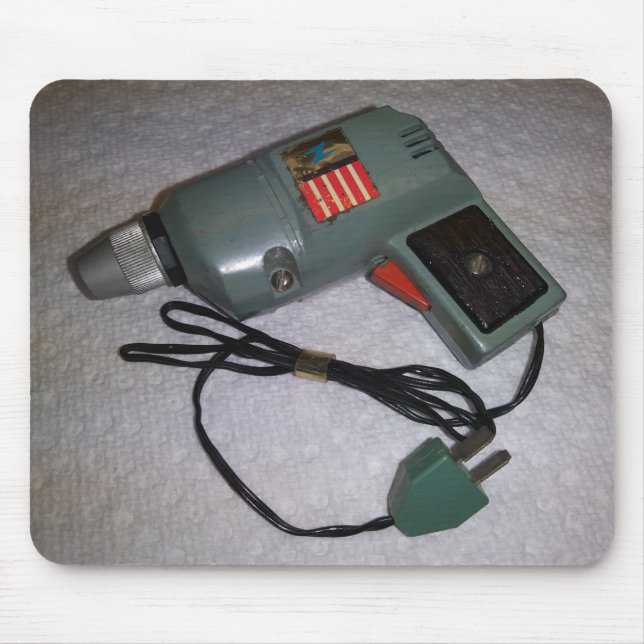 Tapis De Souris Miniature antique PowerMite Drill (Devant)