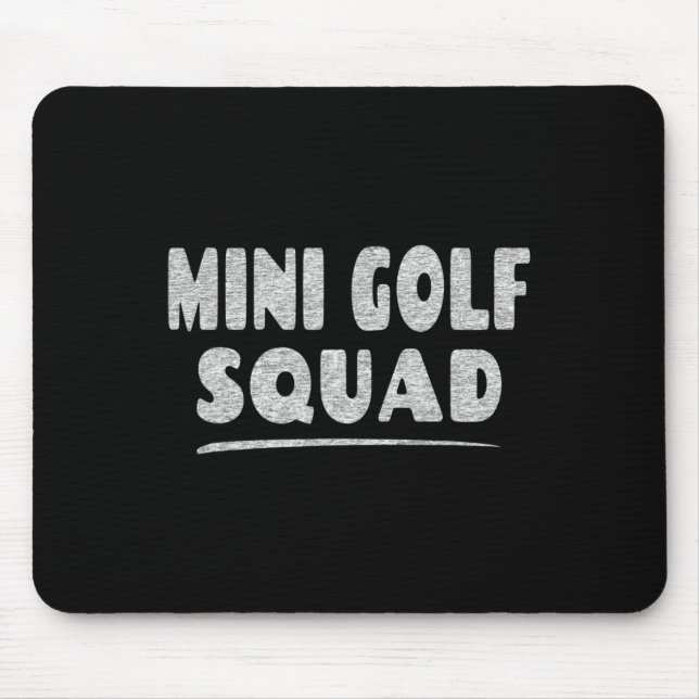 Tapis De Souris Miniature Golf Club - Mini Golf Squad (Devant)