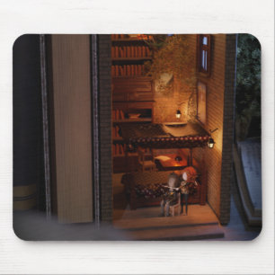 Tapis De Souris Miniature livre nook diorama - ennemis aux amants