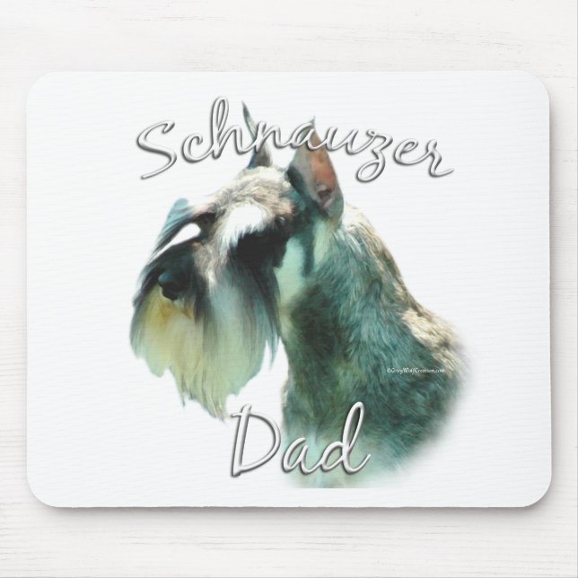 Tapis De Souris Miniature Schnauzer Papa 2 (Devant)