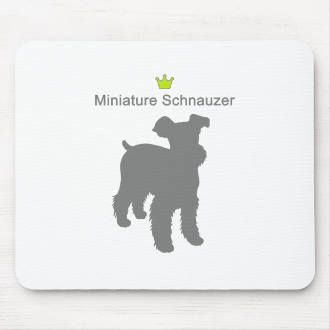 Tapis De Souris Miniature Schnauzerg5 (Devant)