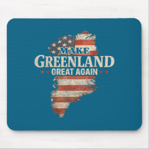 Tapis De Souris Minimal Make Greenland Great Again Pour