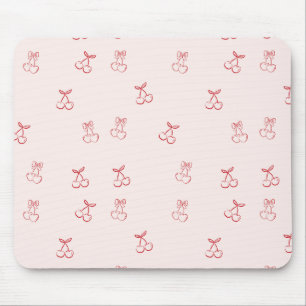 Tapis De Souris Minimalisme de contour de cerise