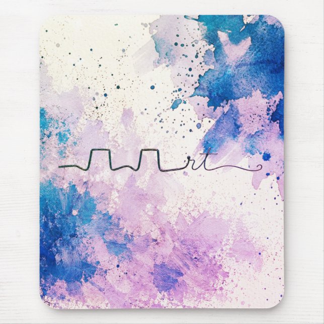 Tapis De Souris Minimalist RT Design | Inhalotherapy Inspired (Devant)