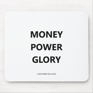 Tapis de souris minimaliste d'affaires motivationn