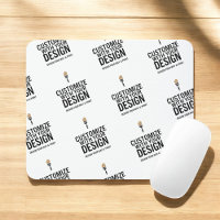 Tapis de souris minimaliste personnalisé à l'image