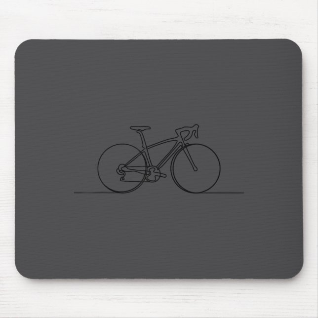 Tapis De Souris Minimalistic Bicycle Cycling,bike Rider Mountainbi (Devant)