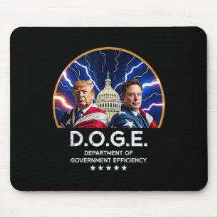 Tapis De Souris Ministère De L'Efficacité Gouvernementale Doge Tru