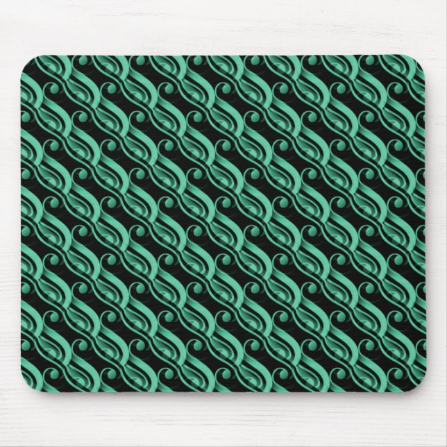 Tapis De Souris Mint Green sans effort Charm Mousepad (Devant)