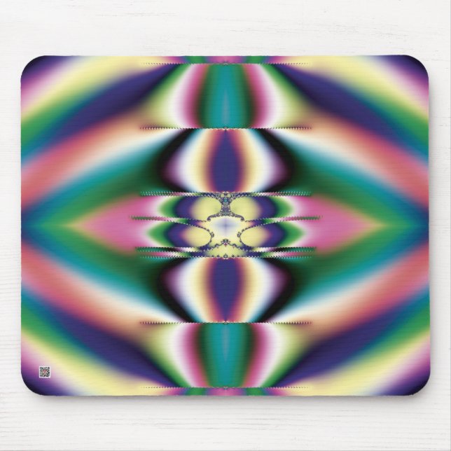 Tapis De Souris Miroirs Arc-en-ciel (Devant)