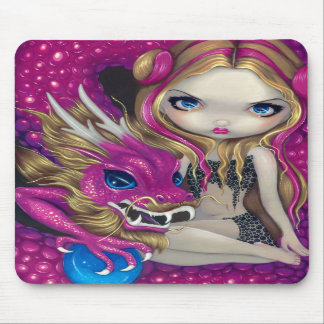 Tapis De Souris "Miroitant le dragon rose" Mousepad
