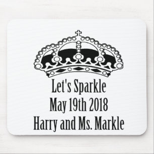 Tapis De Souris Miroitons Harry et Meghan, le 19 mai 2018