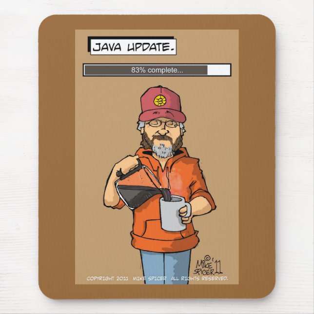 TAPIS DE SOURIS MISE À JOUR DE JAVA (Devant)