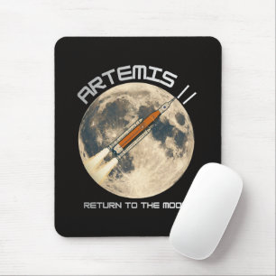 Tapis De Souris mission Artémis sur la Lune