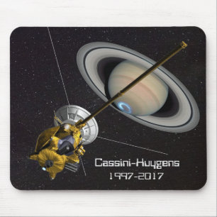 Tapis De Souris Mission Cassini Huygens à Saturne