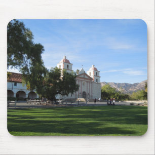 Tapis De Souris Mission de Santa Barbara, la Californie