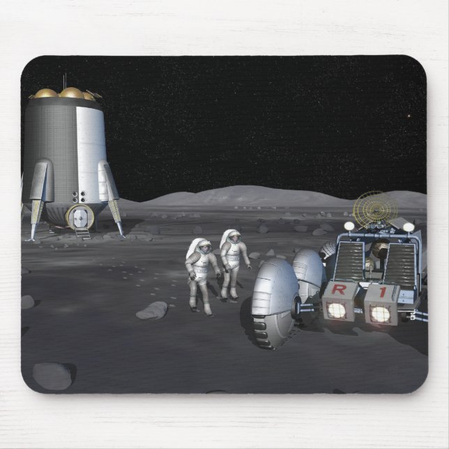 Tapis De Souris Missions d'exploration spatiale futures 3 (Devant)