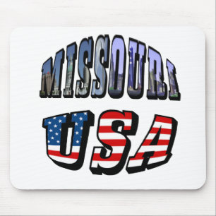 Tapis De Souris Missouri Picture et USA Text