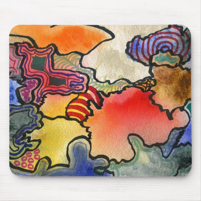 Tapis De Souris "Mites and Tites" Résumé Design Mousepad (Devant)