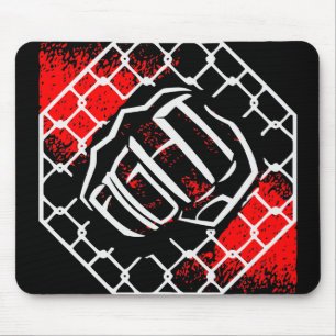Tapis De Souris MMA Cage Fighting Fist  #USAPatriotGraphics  ©
