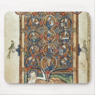 Tapis De Souris Mme 21926 l'arbre de Jesse d'un psalter