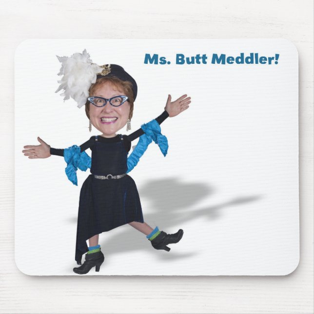 Tapis De Souris Mme Butt Meddler, la diva de Doo Mousepad (Devant)