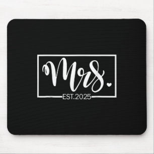 Tapis De Souris Mme. Épouse 2025 Mariée Mariage Épouse M. &