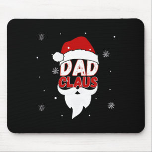 Tapis De Souris Mme Et M. Claus Couples Correspondant Au Pyjama De