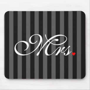 Tapis De Souris Mme Femme Marié Ses Hers Nouvelles Maisons