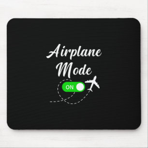 Tapis De Souris Mode Avion Voyage Drôle Pilote Avion Vacances