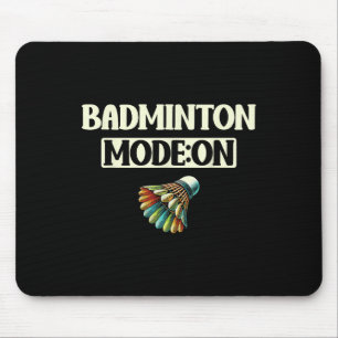 Tapis De Souris Mode Badminton Activé Navette Colorée Amusante 
