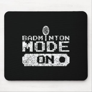 Tapis De Souris Mode Badminton Sur L'Entraîneur Du Joueur De La Na