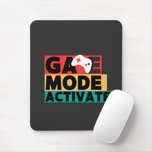 Tapis De Souris Mode de jeu activé Art de manette de jeu (Avec souris)
