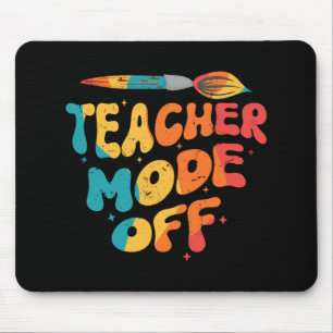 Tapis De Souris Mode Enseignant Désactivé Dernier Jour De L'école